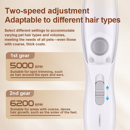 Pawsome Paws Trimmer – Safe & Quiet Electric Clipper for Paw Pad & Sanitary Grooming