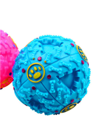 The Giggle Ball Treat Dispenser – Interactive Squeaky Puzzle Toy for Dog Training & Play