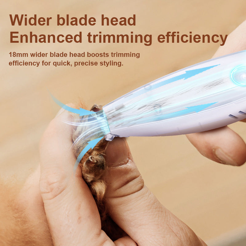 Pawsome Paws Trimmer – Safe & Quiet Electric Clipper for Paw Pad & Sanitary Grooming