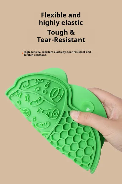 The Calm Feeder Suction Lick Mat – Dog & Cat Slow Feeder for Anxiety & Boredom